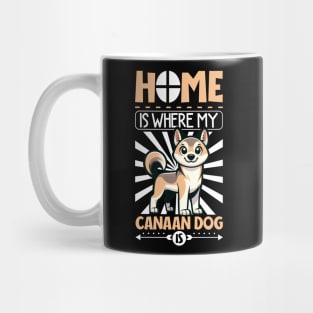 Home is with my Canaan Dog Mug